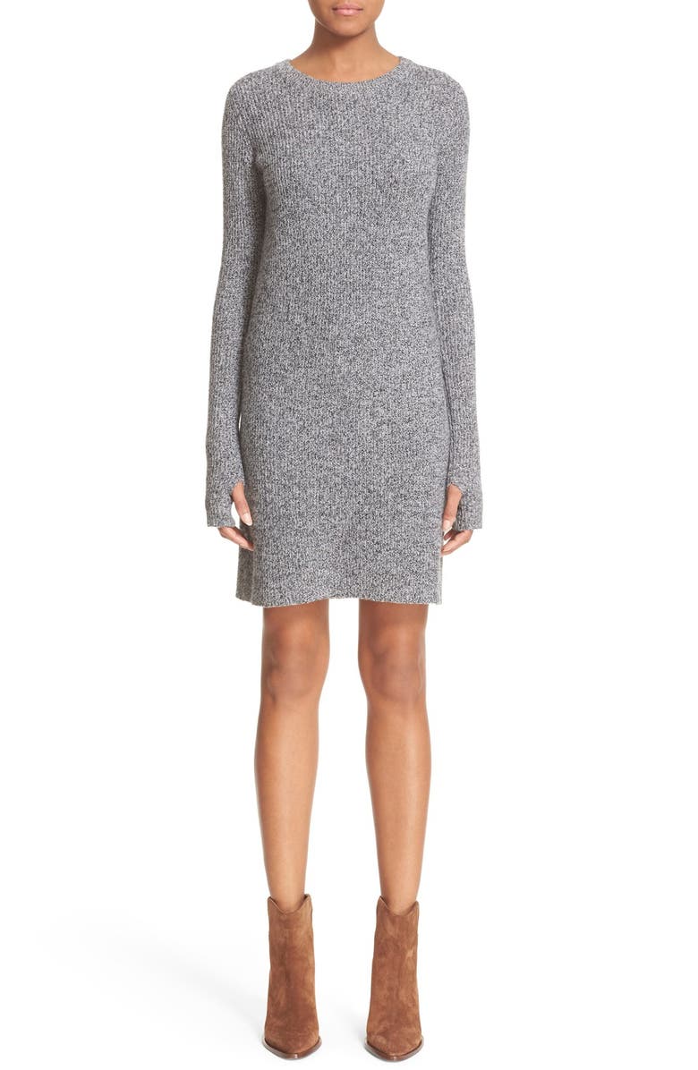 Current/Elliott 'The Easy Sweater' Wool & Cashmere Sweater Dress, Main, color,