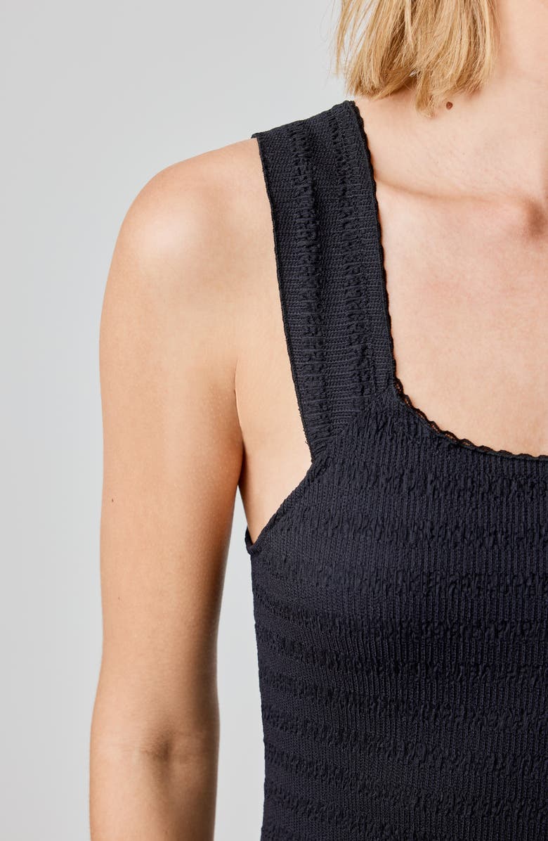 Florence by Mills Seersucker Minidress, Alternate, color, Black