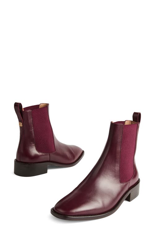 Lk Bennett Hattie Chelsea Bootie In Burgundy