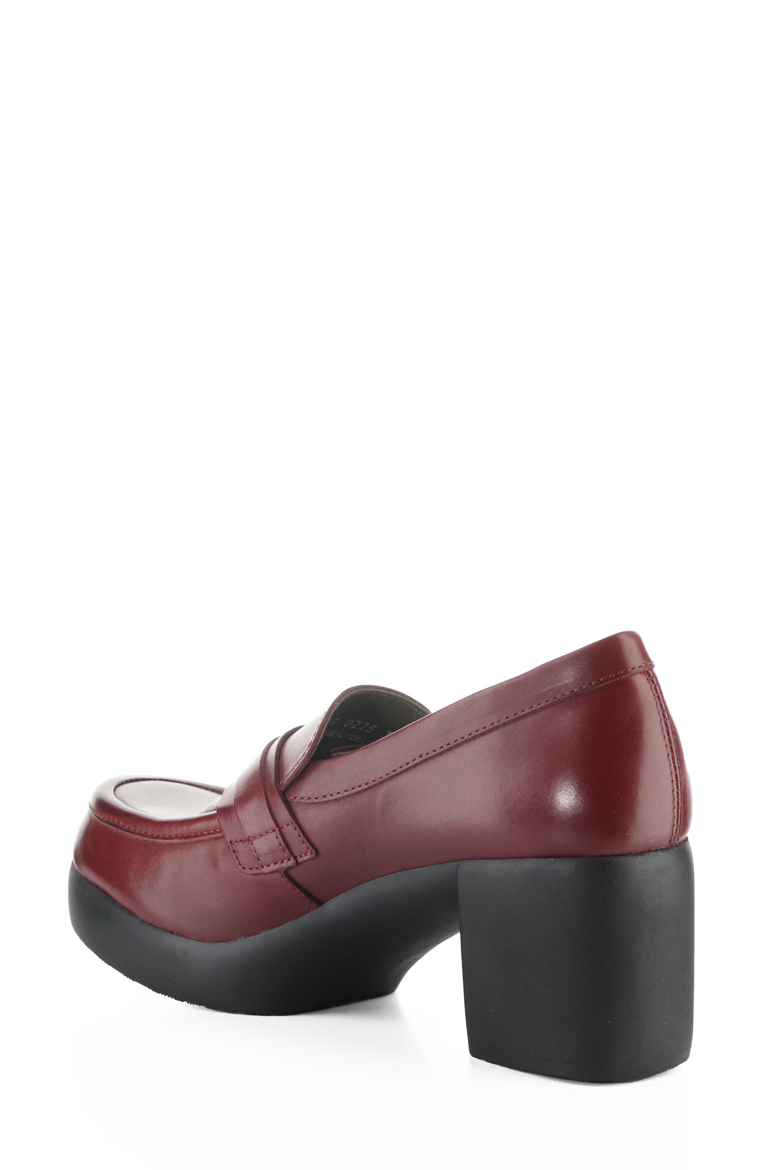 Filk Platform Pump, Alternate, color, 001 BURGUNDY