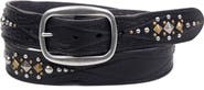 OLD TREND Legend Genuine Leather Bold Studded Statement Belt