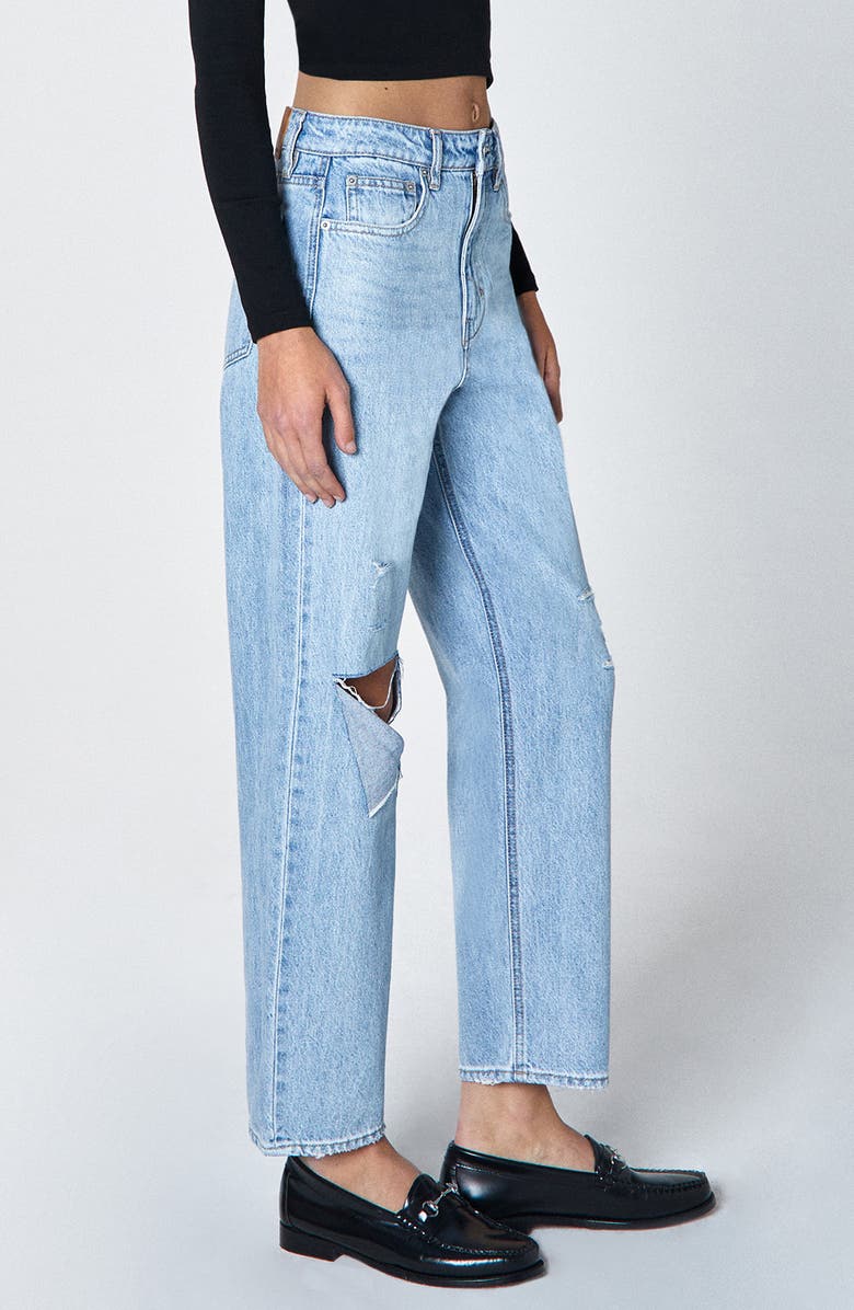 Unpublished Paloma High Waist Straight Leg Jeans, Alternate, color, 