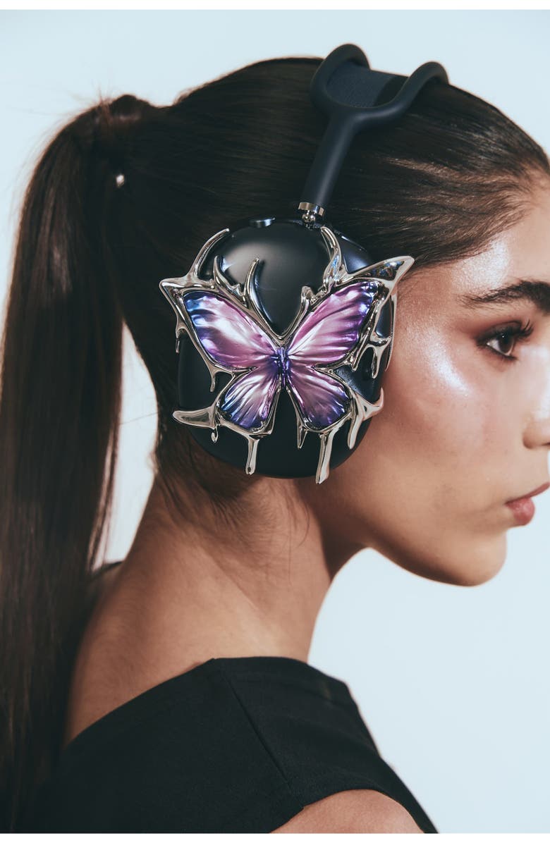 Cordée Cases Butterfly Chrome AirPods Max Case, Alternate, color, Violet