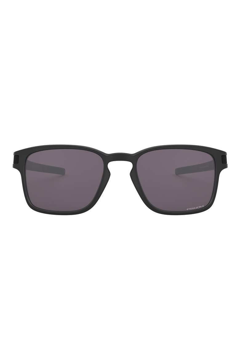 Latch 55mm Prizm™ Rectangular Sunglasses, Main, color, BLACK