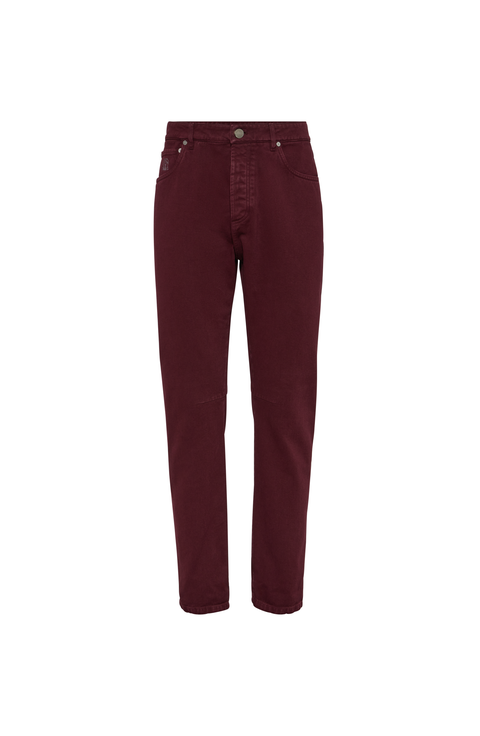 Leisure fit five-pocket trousers