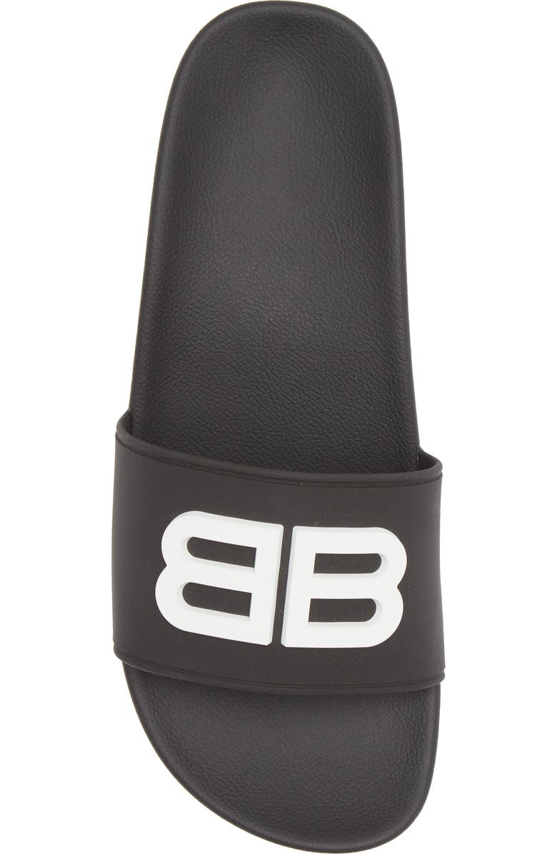 Balenciaga Pool BB Slide Sandal, Alternate, color,