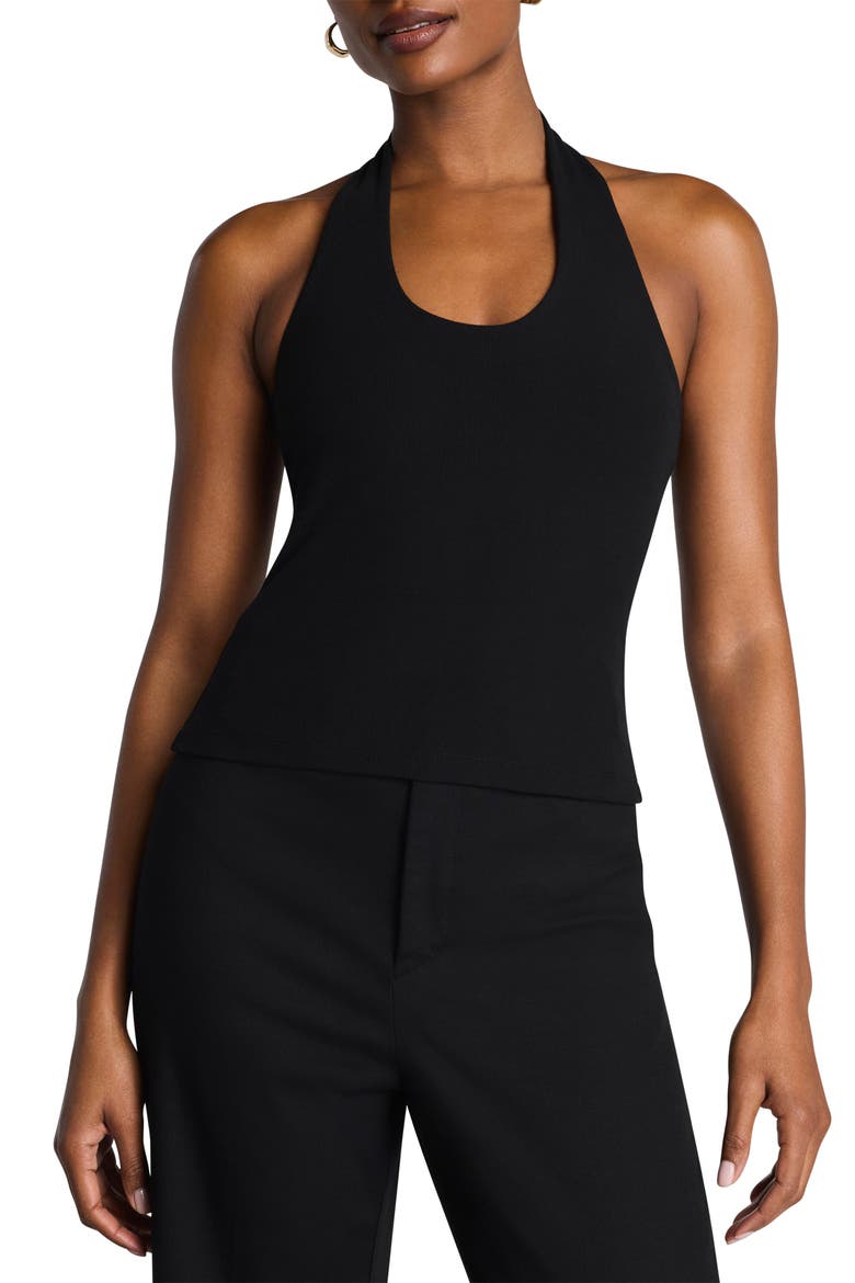 Halter Tank, Main, color, CLASSIC BLACK