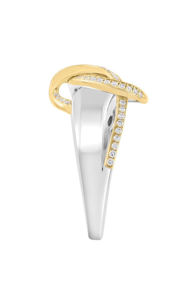 EFFY Two-Tone Diamond Ring, Alternate, color, Gold