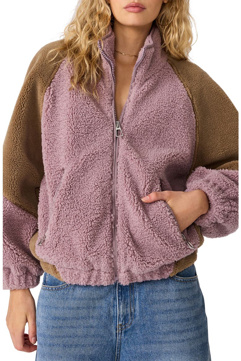 Nina Faux Fur Sherpa Jacket, Main, color, DUBERRY