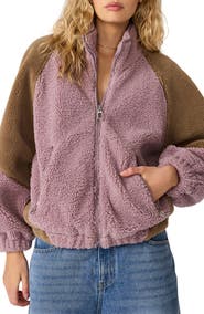 Steve Madden Nina Faux Fur Sherpa Jacket
