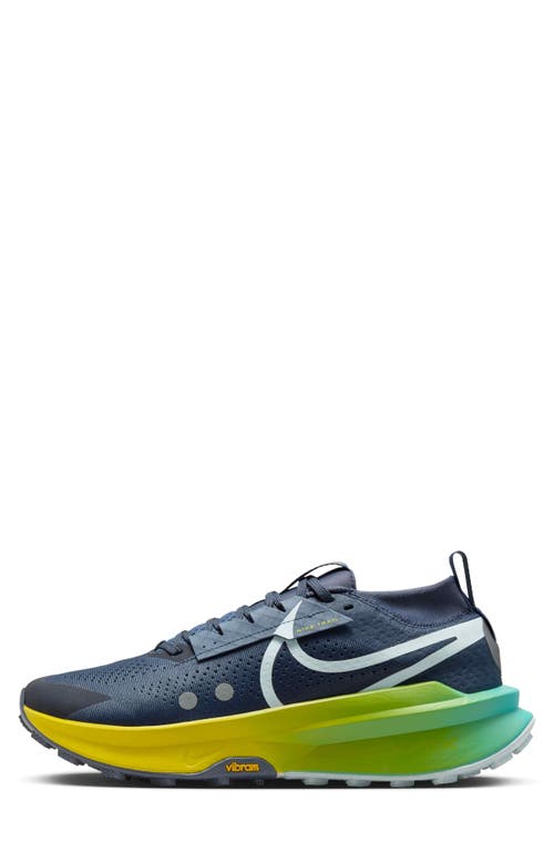 Nike Men's Zegama 2 Trail Running Shoes In Thunder Blue/opti Yellow