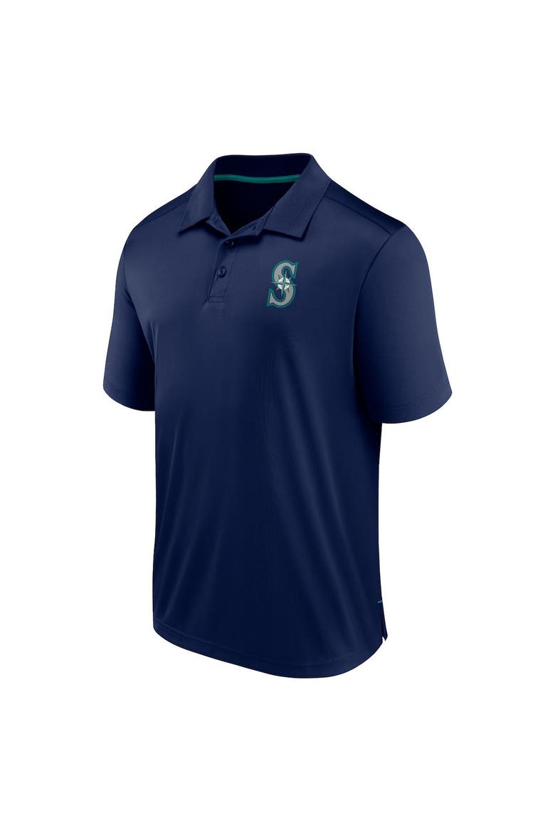 Men's Fanatics Branded  Navy Seattle Mariners Fitted Polo, Alternate, color, Navy
