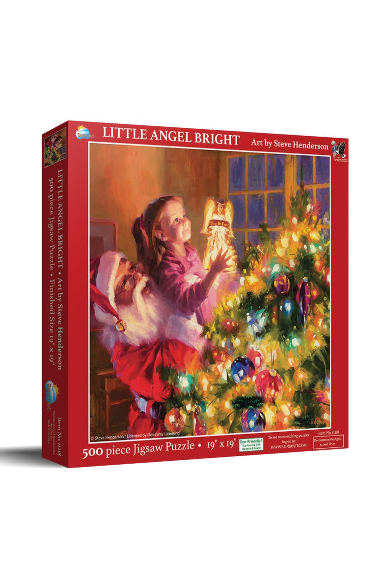 Sunsout Little Angels Bright 500 piece Jigsaw Puzzle for Adults, Main, color, Multicolor