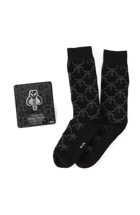 Mandalorian Socks & Lapel Pin Set