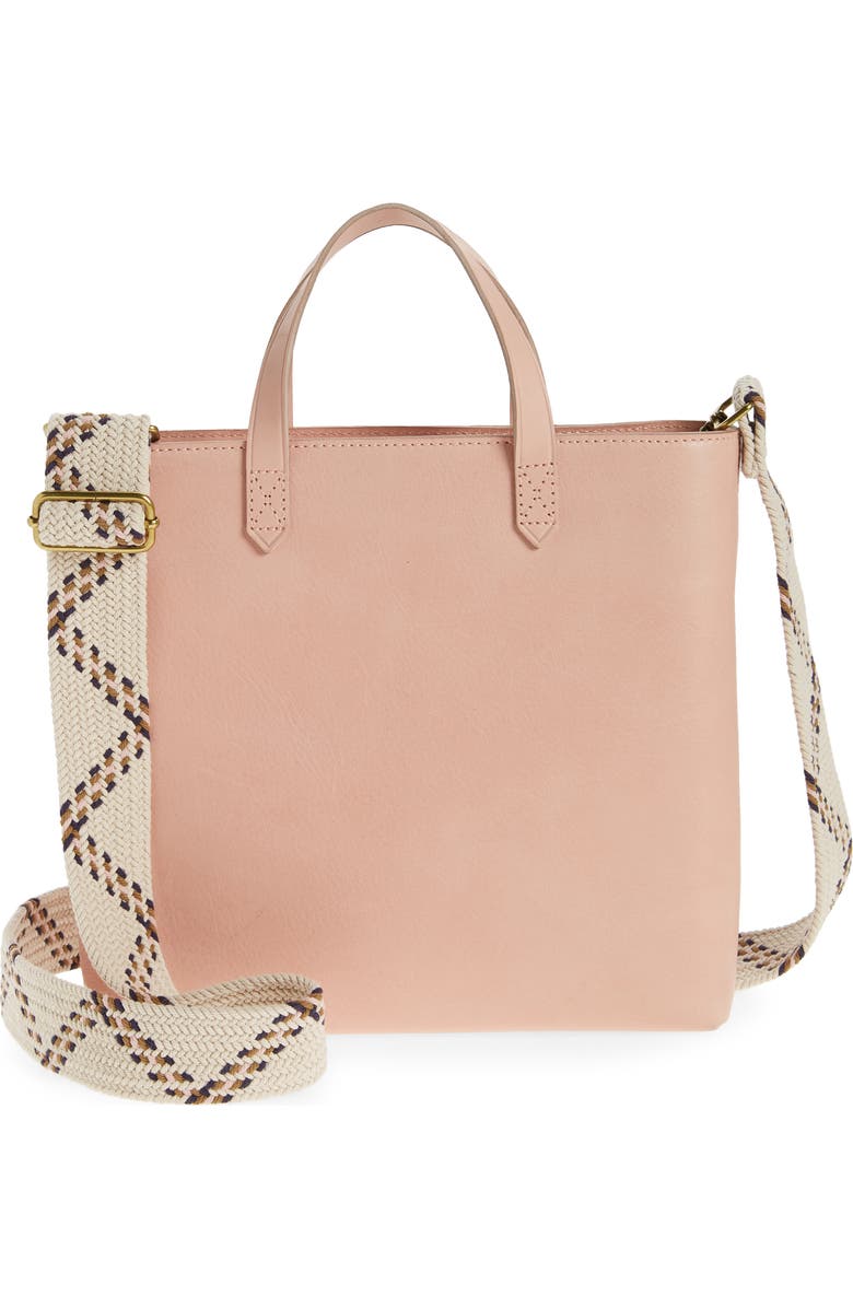 Madewell The Zip-Top Transport Crossbody: Webbing Strap Edition, Main, color,