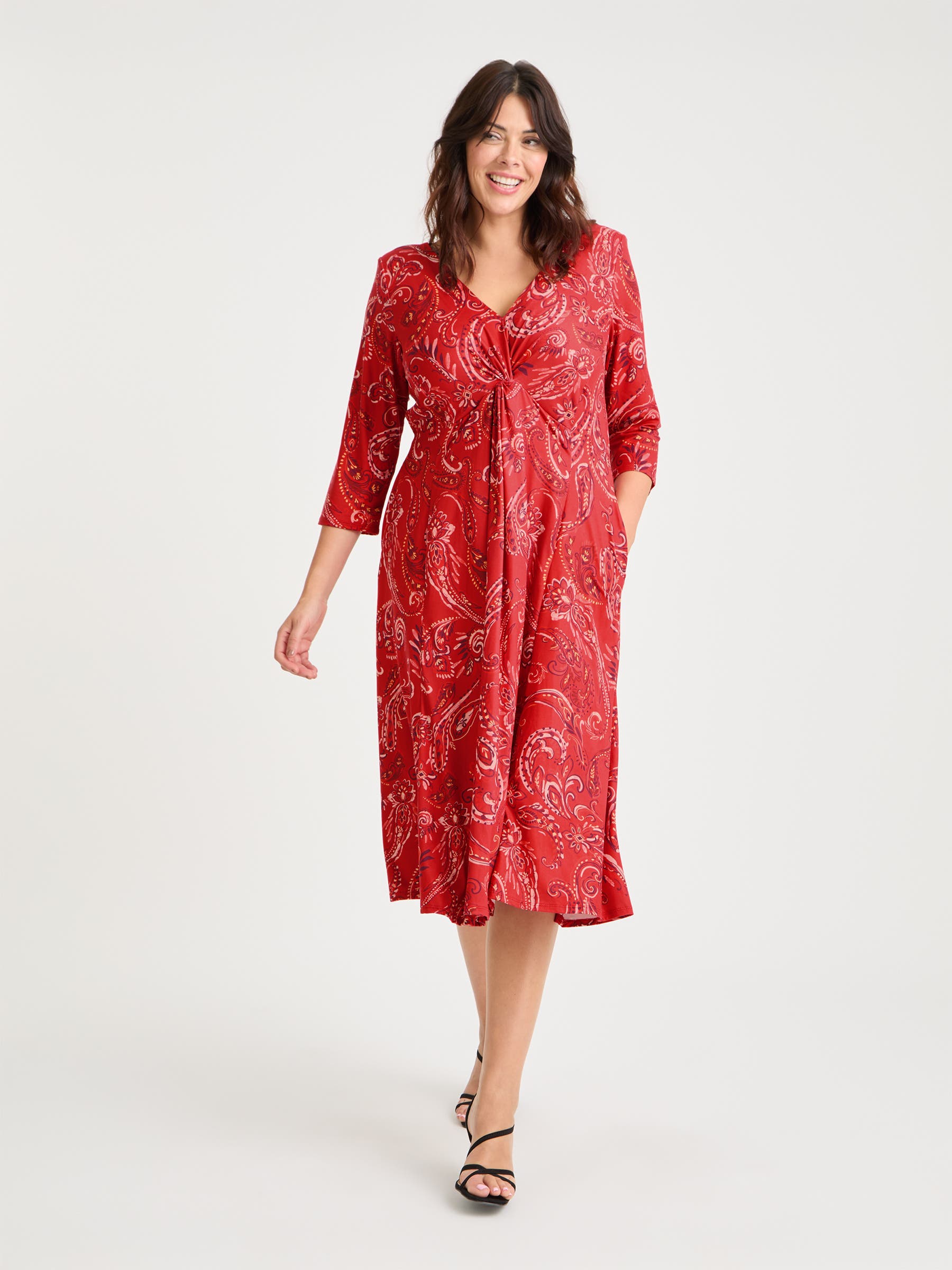 selected Red Paisley
