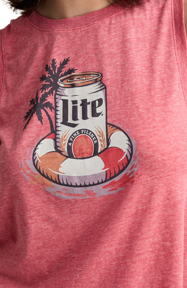Lucky Brand Miller Lite Floaty Graphic Tank, Alternate, color, Calypso Coral
