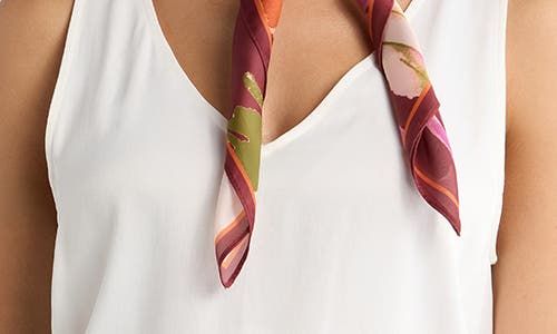 Vince Camuto Exploded Blooms Square Scarf In Multi