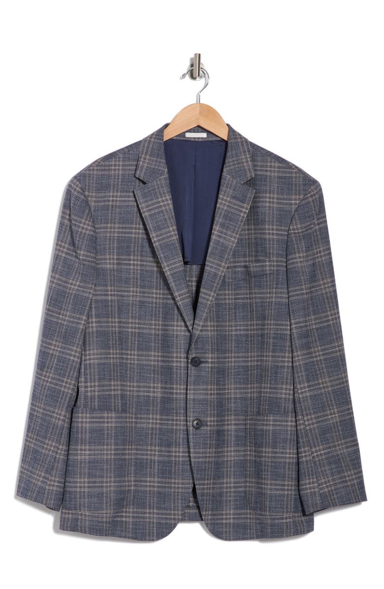 NORDSTROM RACK Plaid Notch Lapel Sport Coat, Alternate, color, 