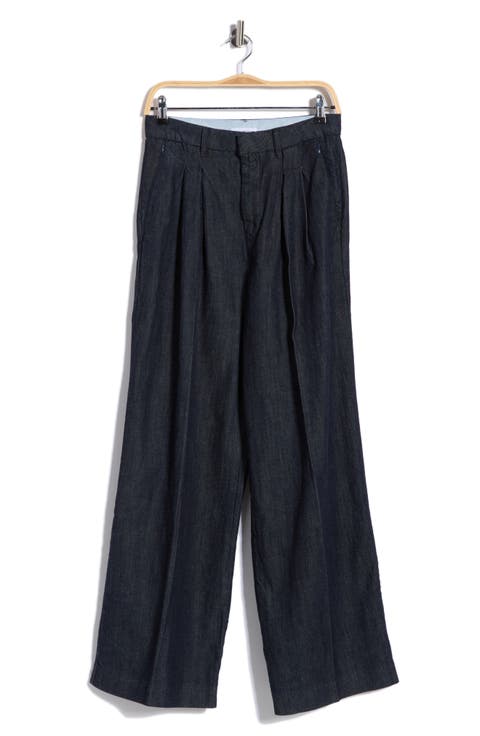 Pleated High Waist Wide Leg Pants