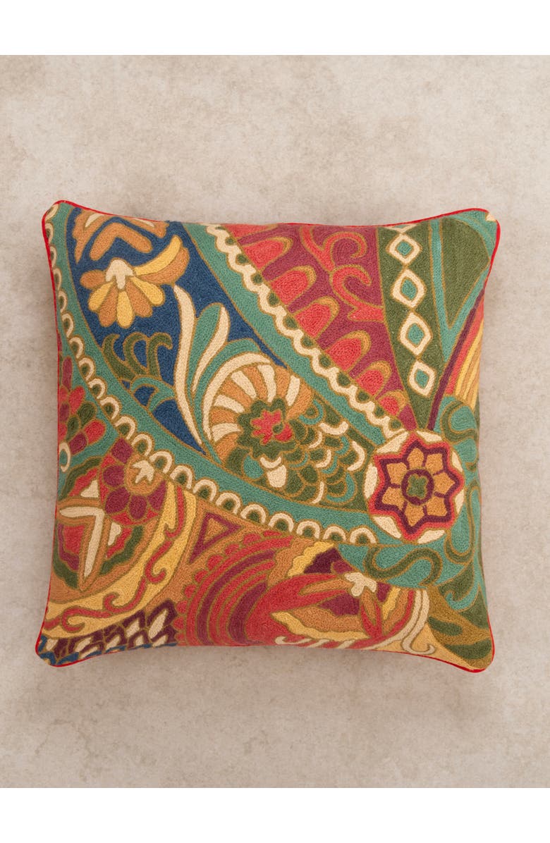 GAURI KOHLI Sofia Throw Pillow Cover, Alternate, color, Multicolored