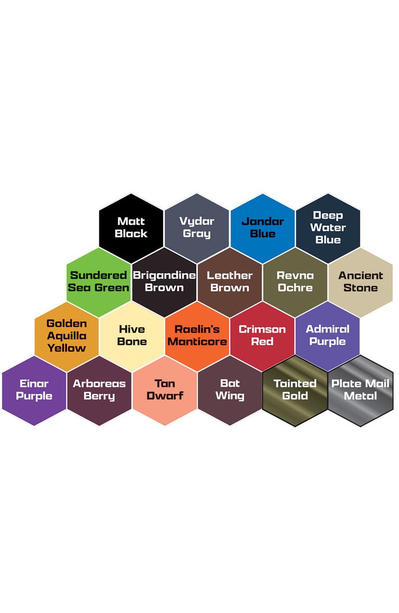 Renegade Games Age of Annihilation Paint Set, 20 Colors, Alternate, color, 