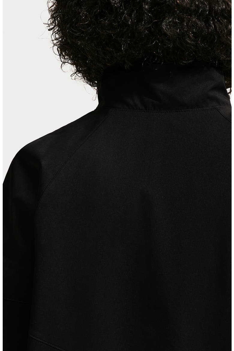 Embroidered Logo Jacket, Alternate, color, BLACK/ BLACK/ WHITE
