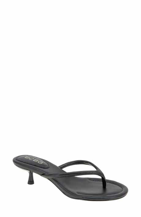 BCBGeneration Iefan Kitten Heel Thong Sandal