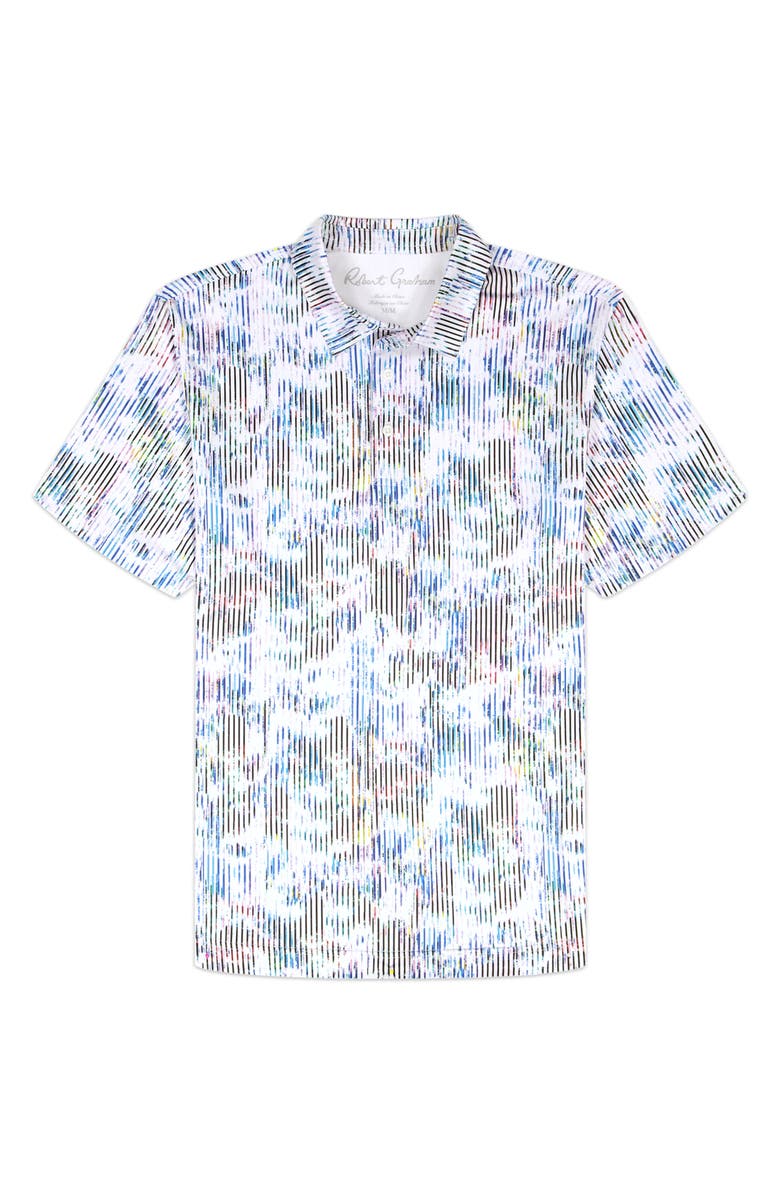 Robert Graham Clyne Knit Polo, Alternate, color, Blue Multi