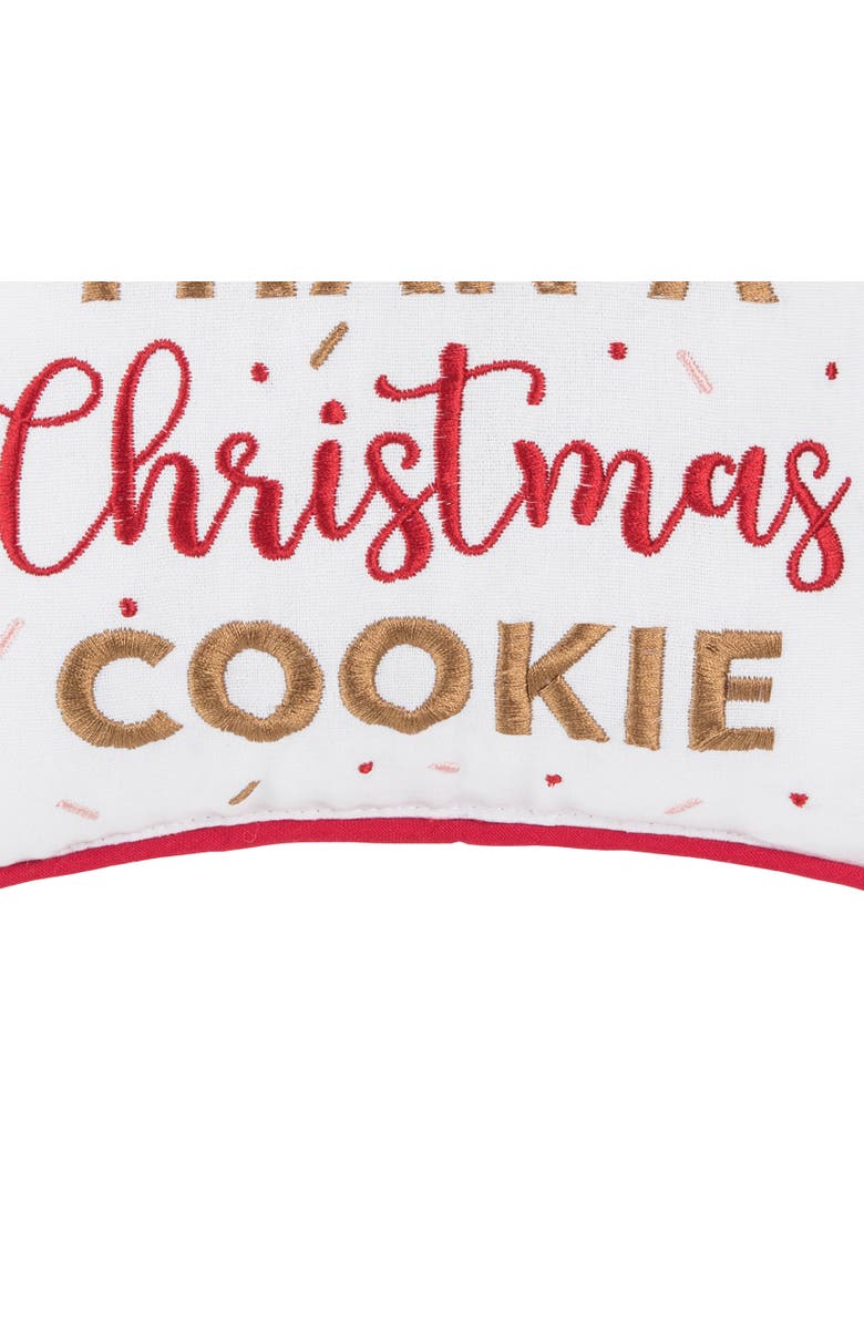 C&F Home Cuter Than A Christmas Cookie Small/Petite Accent Pillow, Alternate, color, Red