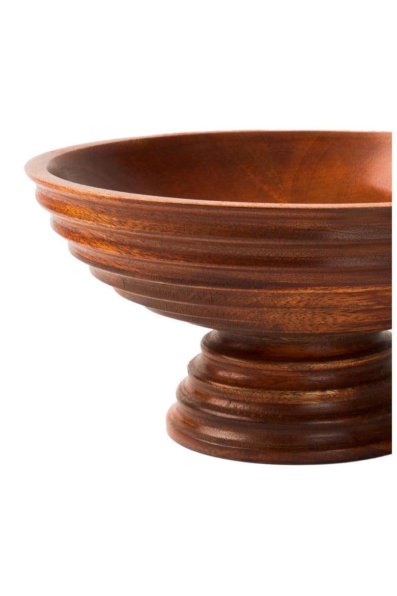 Aranya Mangowood Fruit Bowl, Alternate, color, Brown
