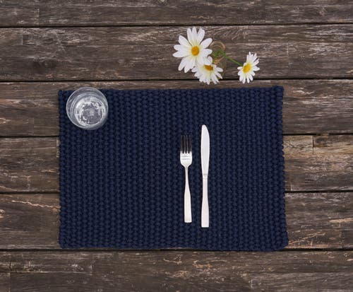 C & F Home C&f Home Braided Rope Placemats Sets Of 6 Collection In Blue
