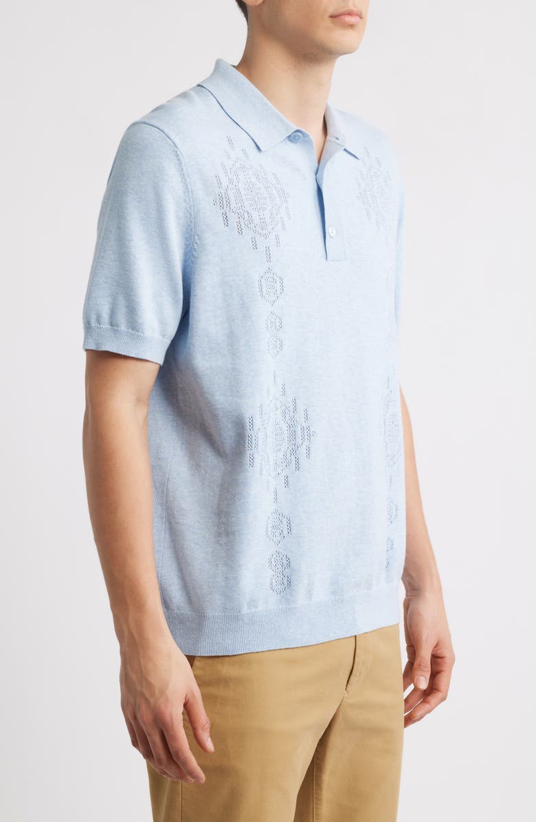 NN07 Thor 6686 Short Sleeve Polo, Alternate, color, Cerulean