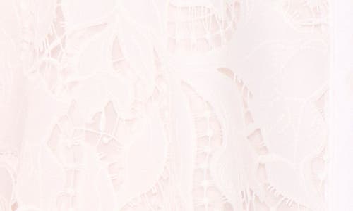 Ted Baker Lace Button-up Shirt In Ultra White