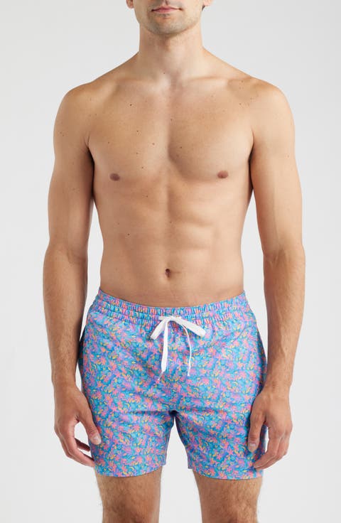 The Spades Floral Swim Trunks
