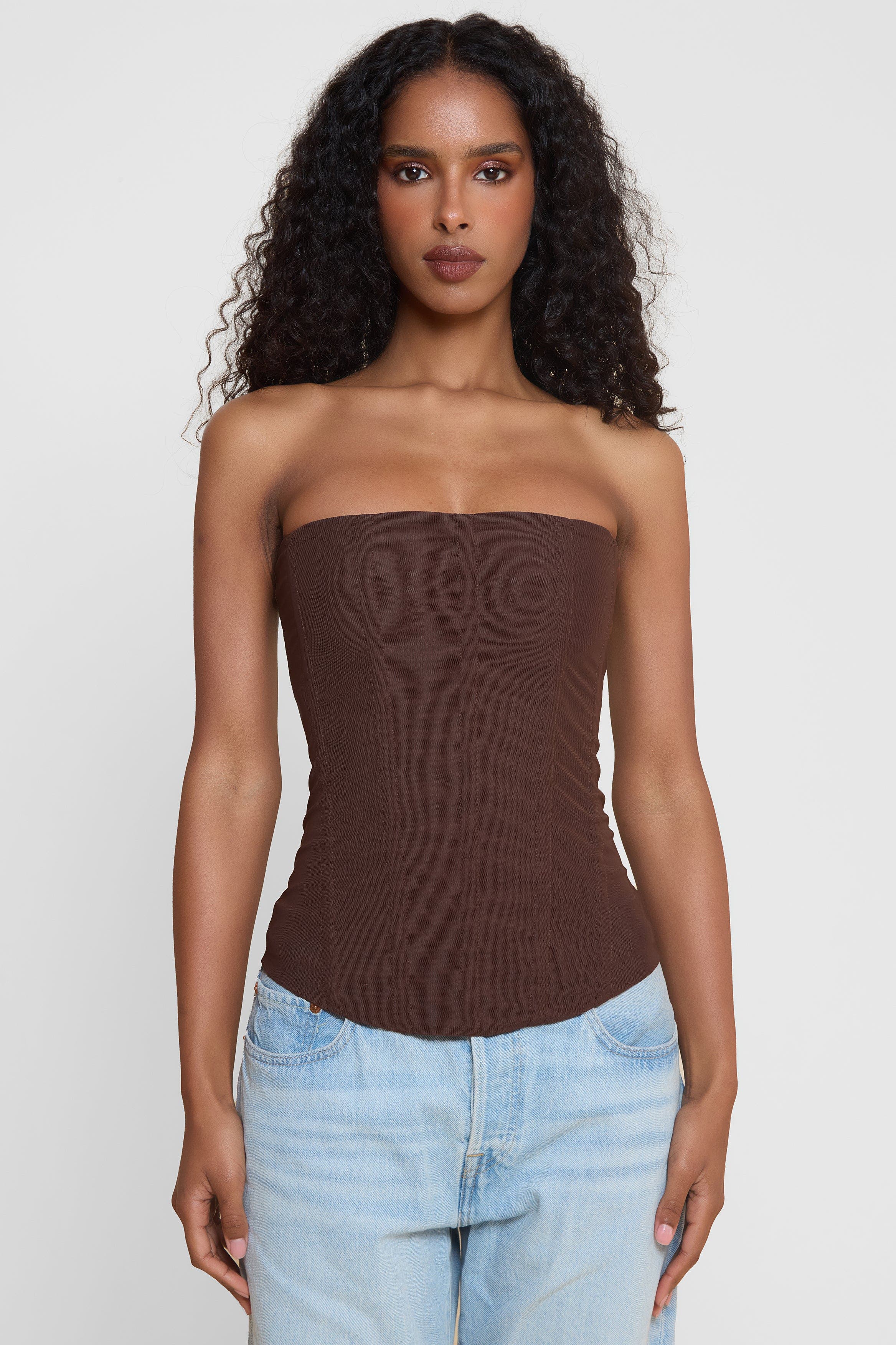 Muse Mesh Corset Top - image 5