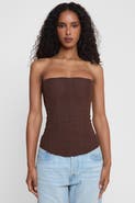 LEAU Muse Mesh Corset Top