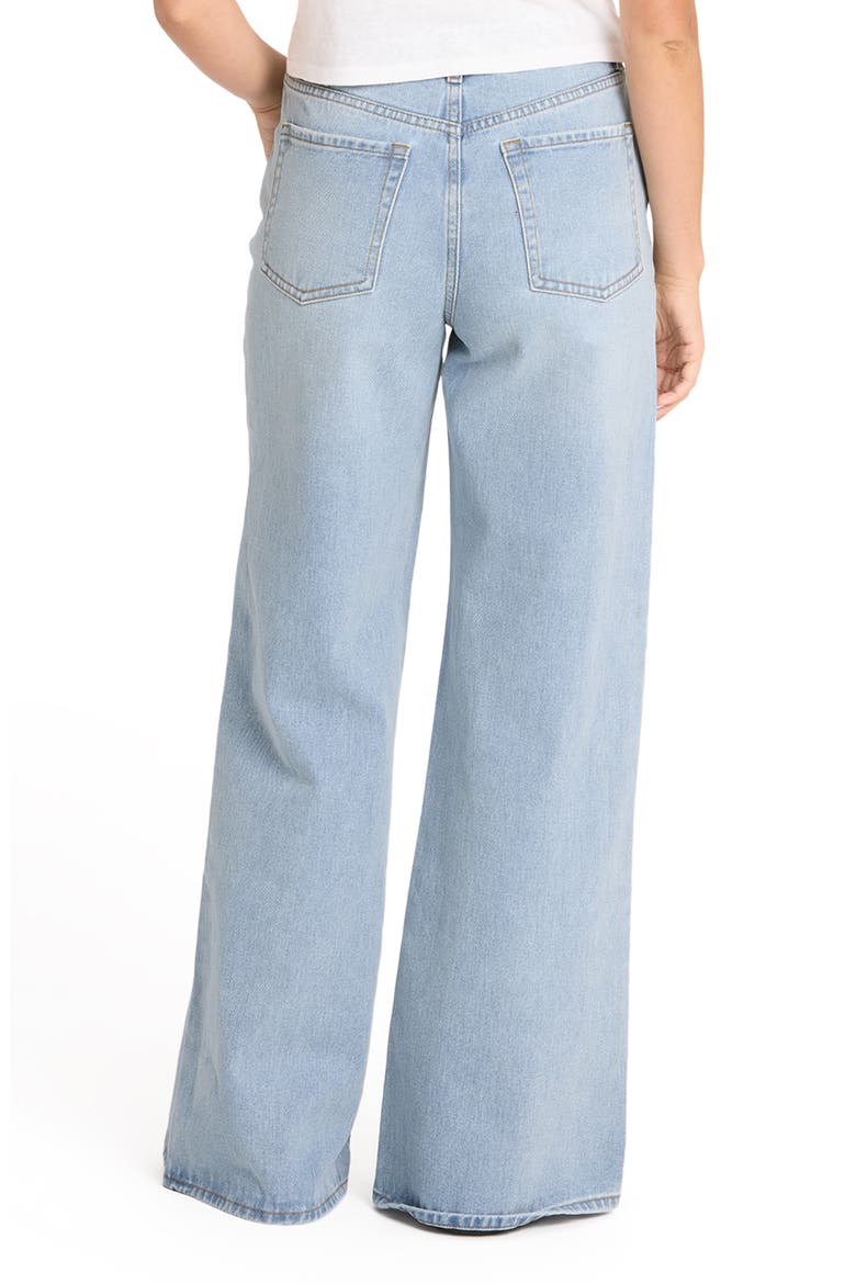 Free Fall High Waist Flare Leg Jeans, Alternate, color, LIGHT WASH