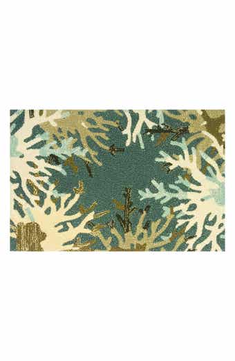Coral Border Indoor/Outdoor Doormat
