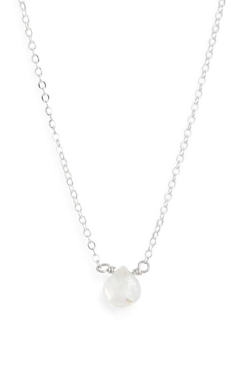 Birthstone Pendant Necklace