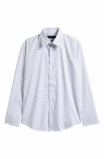 Kids' Tattersall Check Stretch Dress Shirt