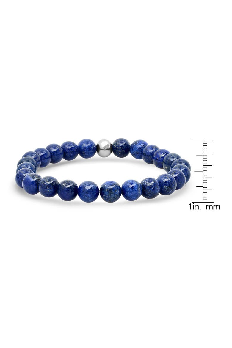 Men's Tiger's Eye Stretch Bracelet, Alternate, color, BLUE