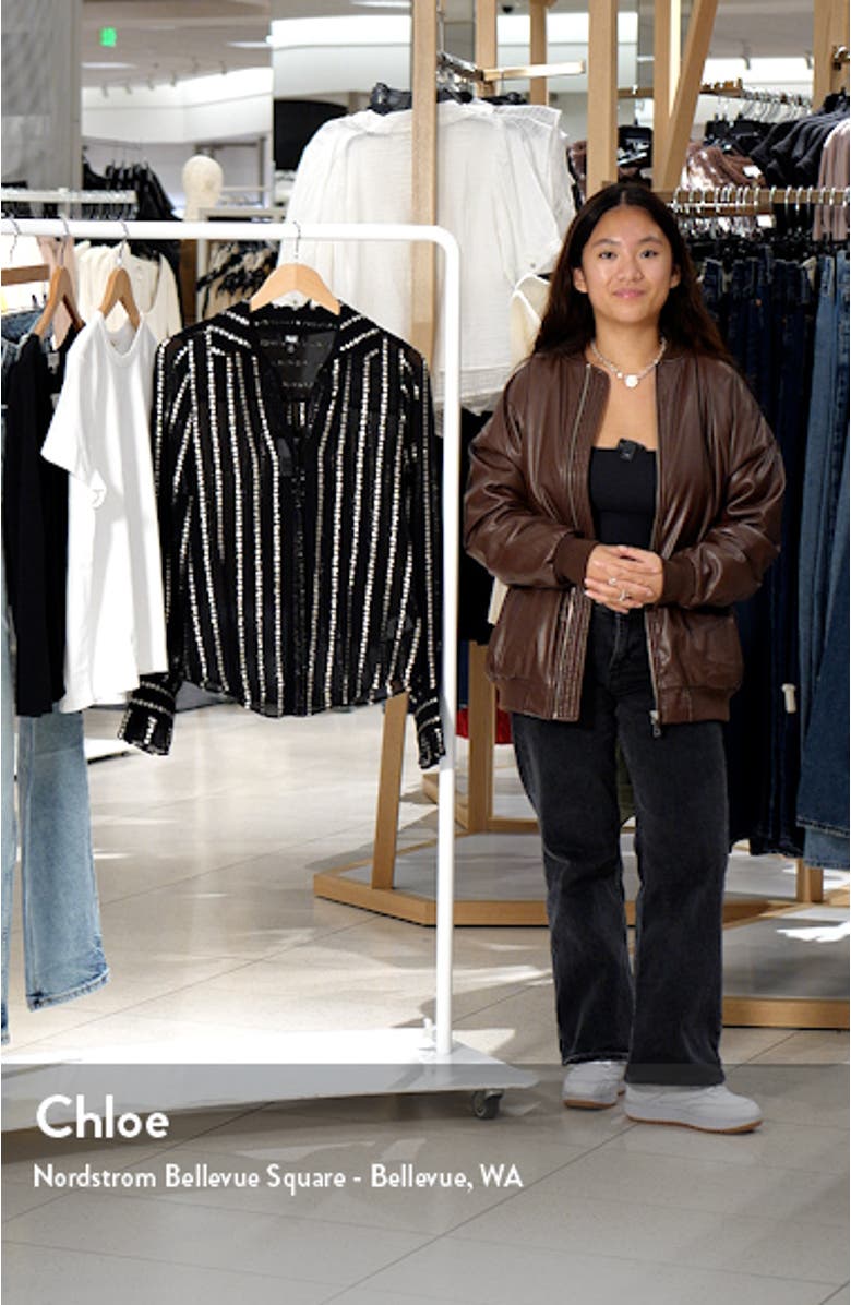 Sosa Metallic Stripe Shirt, sales video thumbnail