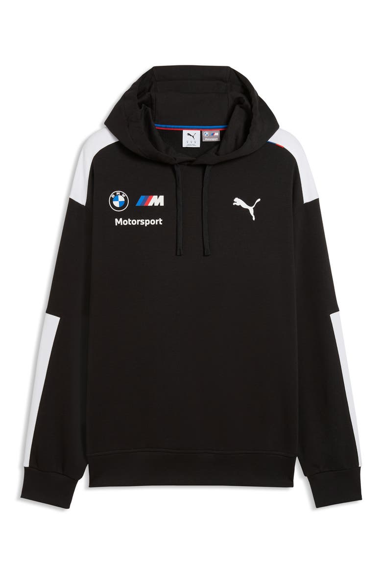 x BMW Replica Drivers Cotton Graphic Hoodie, Main, color, PUMA BLACK