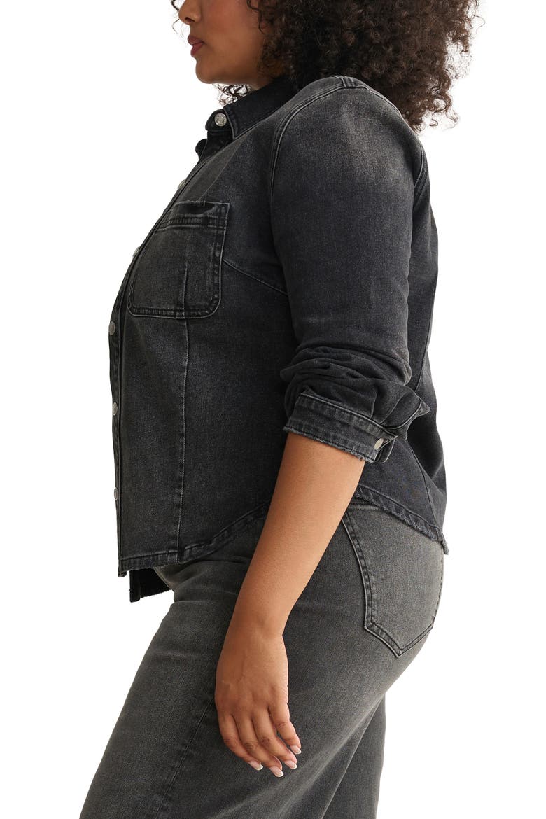 PMI Denim Shirt, Alternate, color, IN THE NIGHT