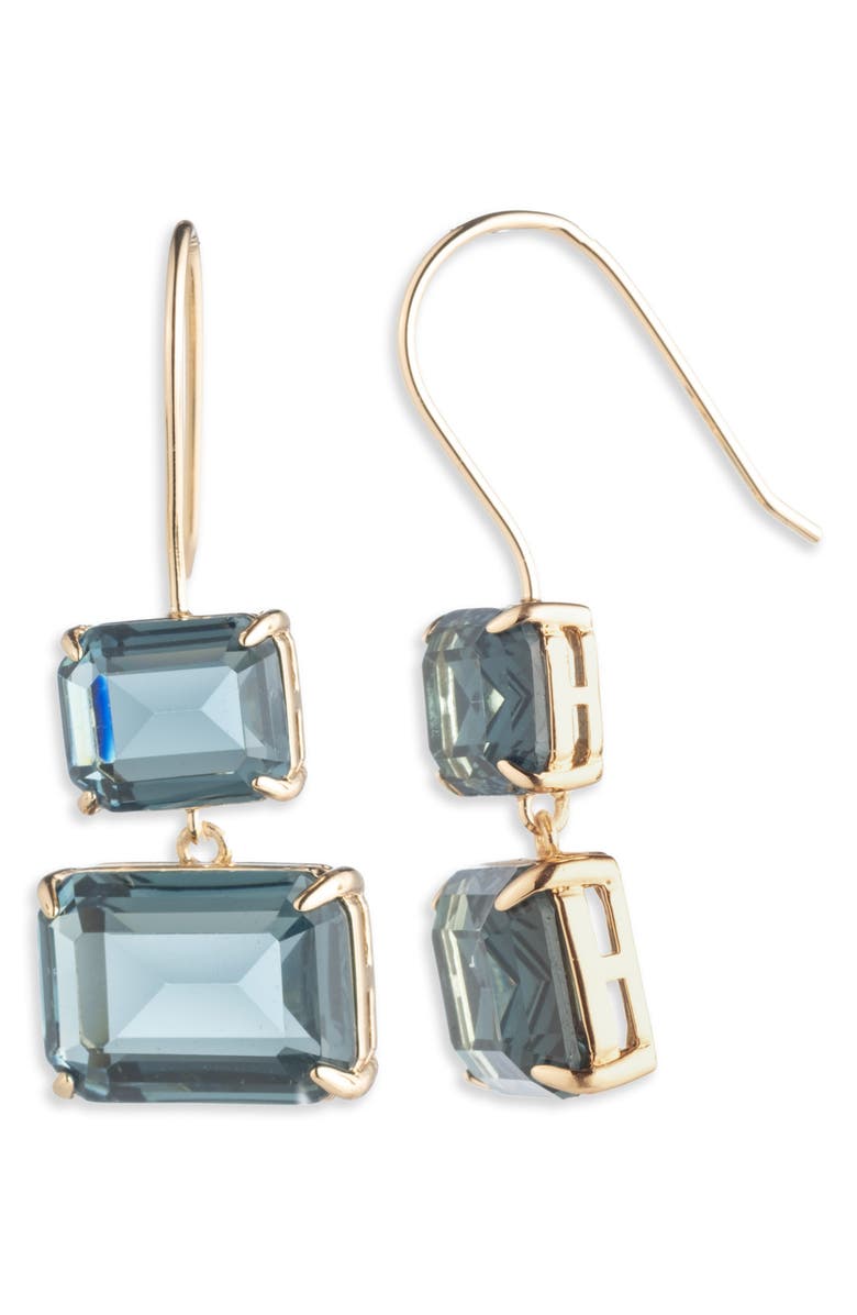 Lauren Ralph Lauren Desmond Double Drop Earrings, Main, color, Blue