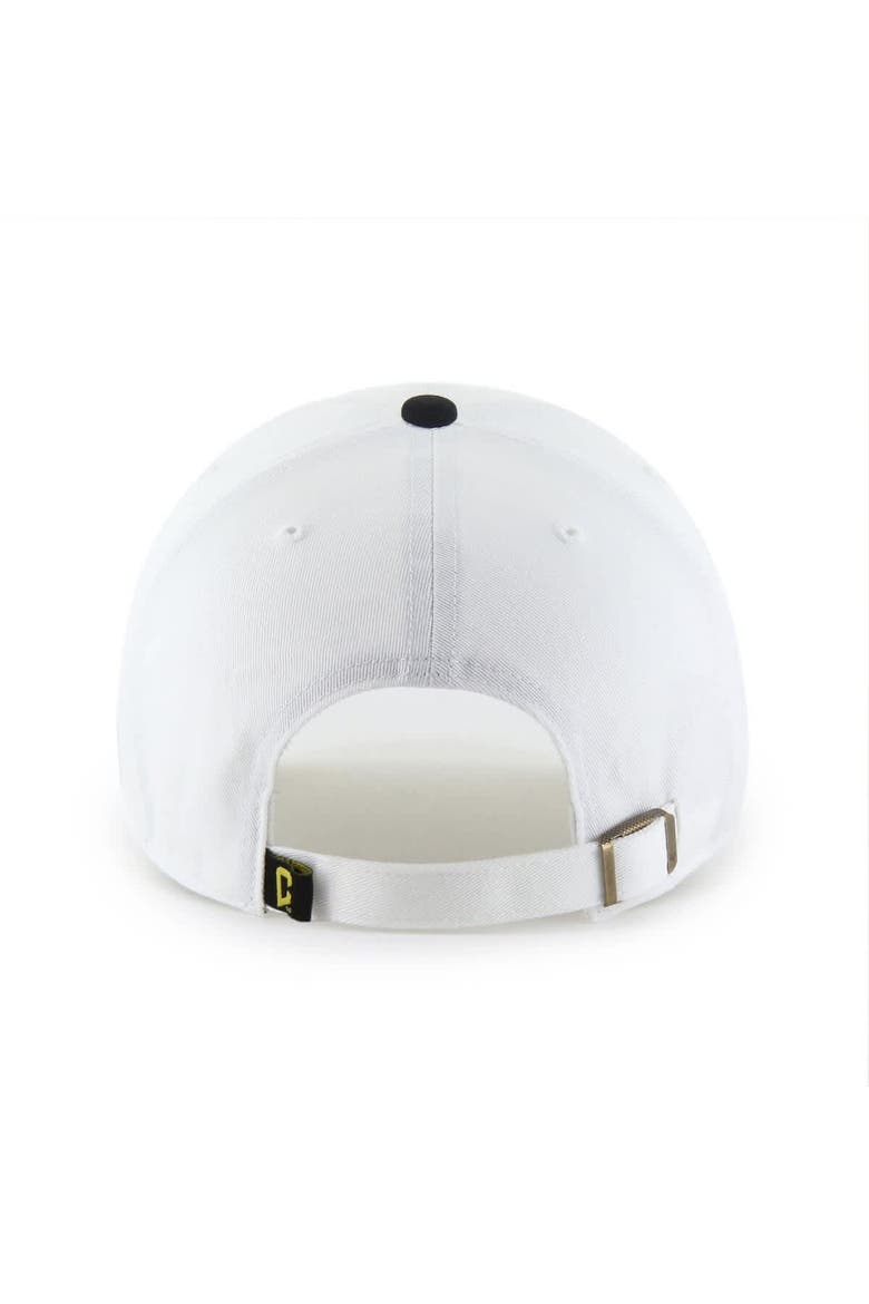 Men's '47  White Columbus Crew Two-Tone Clean Up Adjustable Hat, Alternate, color, White