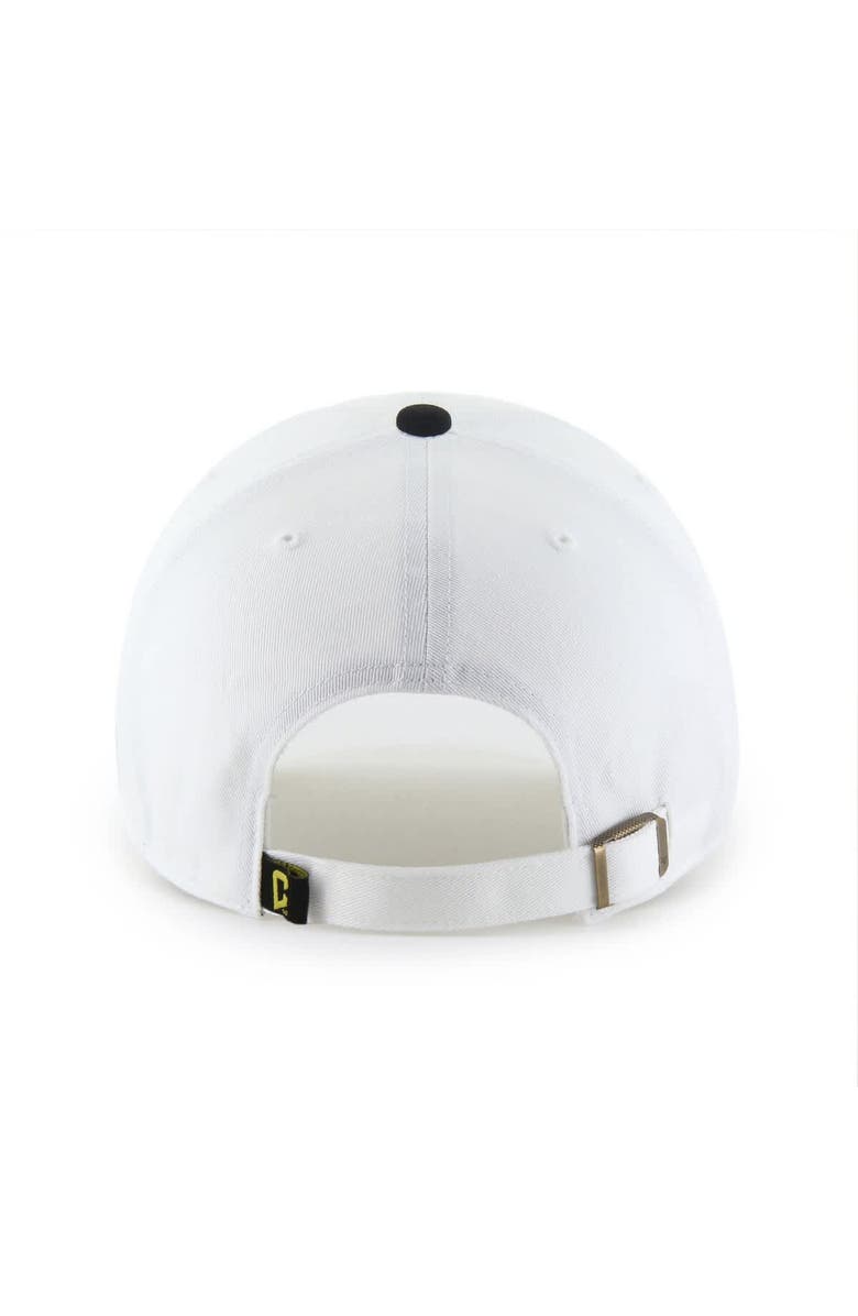 '47 Men's '47  White Columbus Crew Two-Tone Clean Up Adjustable Hat, Alternate, color, White