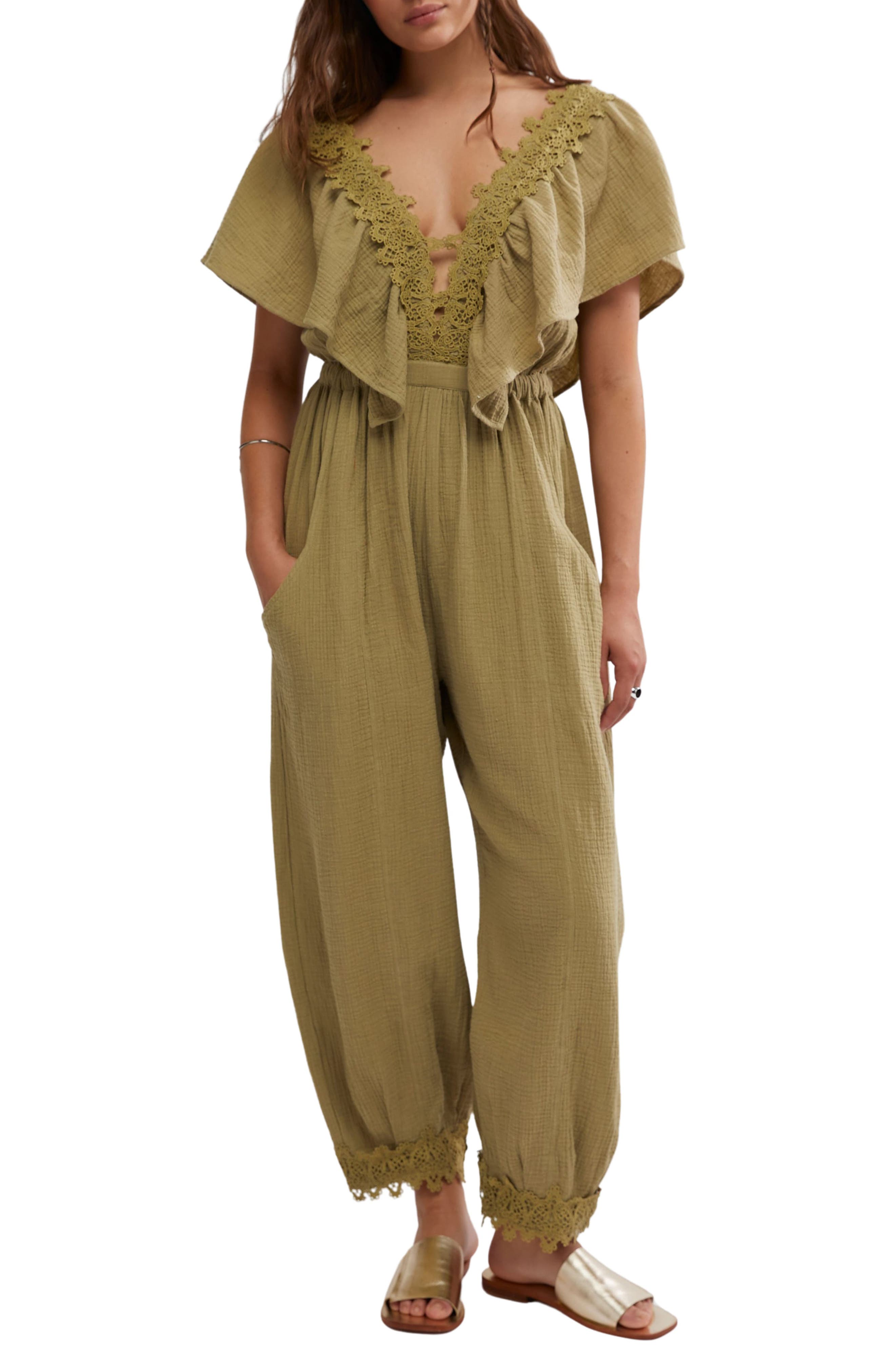 Free People Bali Rolling Dunes Jumpsuit