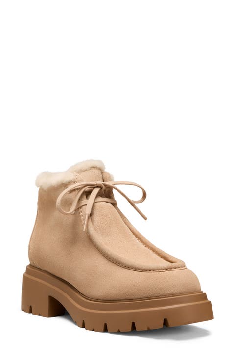 Hudson Genuine Shearling Lined Chukka Boot (Women)